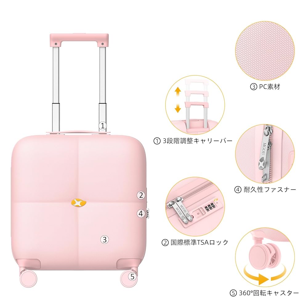 Amazon.co.jp: [MGOB] キャリーケース スーツケース 機内